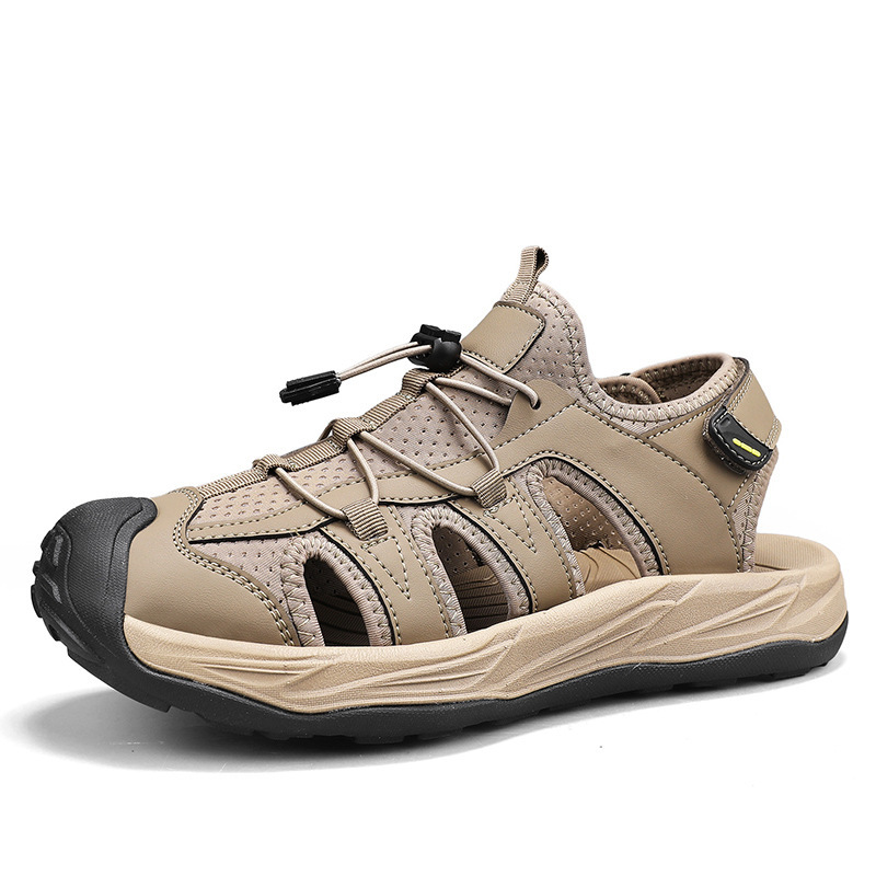 Baotou sandalias para hombres de verano transpirables al aire libre sandalias deportivas ociosas 2026 nuevos zapatos de playa para hombres de tamaño grande