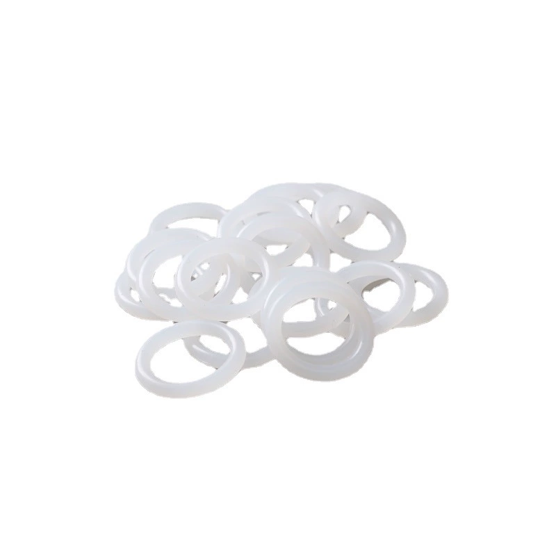Заводское прямое прозрачное белое Силиконовое уплотнительное кольцо с высокой эластичностью, высокой термостойкостью