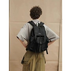 国境を越えた新しいストリートファッションブランドバックパック大容量スクールバッグ男子学生バックパックコンピュータバッグ巾着トラベルバッグ女性