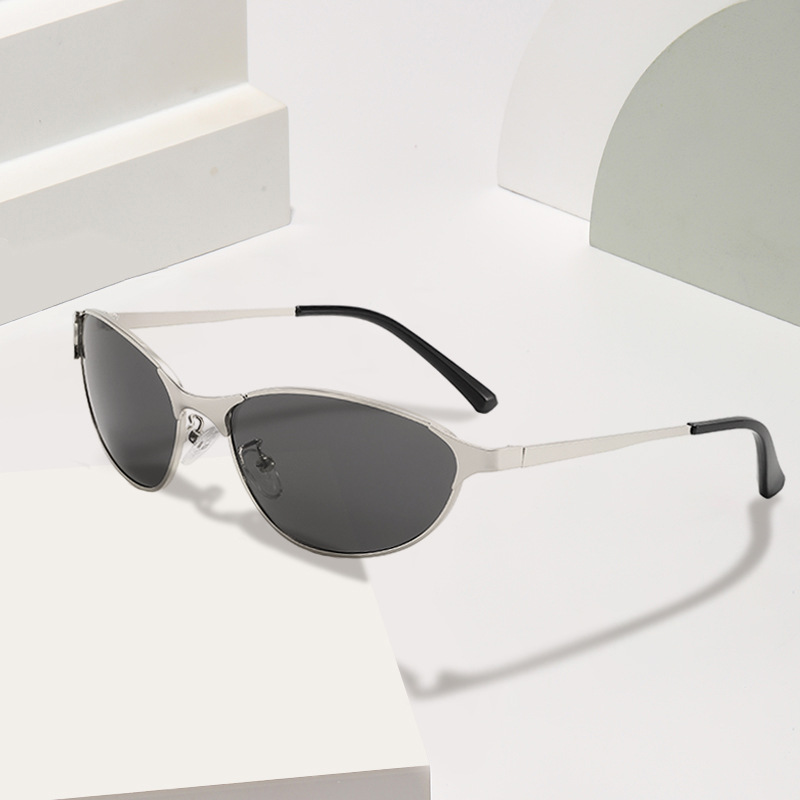 gafas de sol para mujeres nuevas gafas de sol retrógradas, gafas de sol de ojos de gato, gafas de sol de alto nivel, gafas de sol de marco simple japonesa, Harajuku