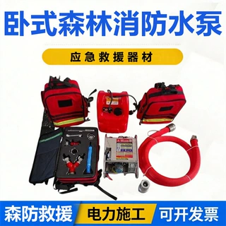 森林消防双级电启动水泵森防灭火高压泵卧式便携消防泵