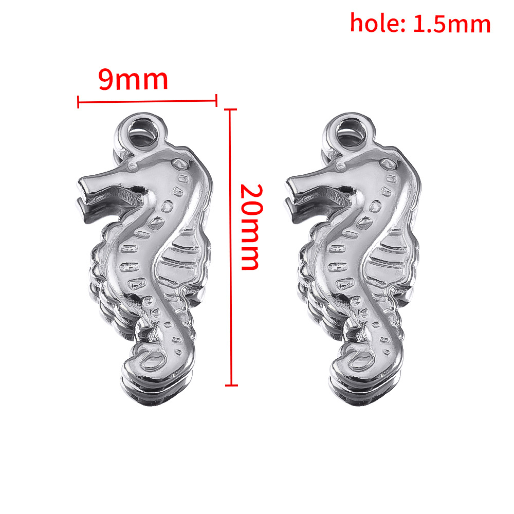 Steel color - seahorse