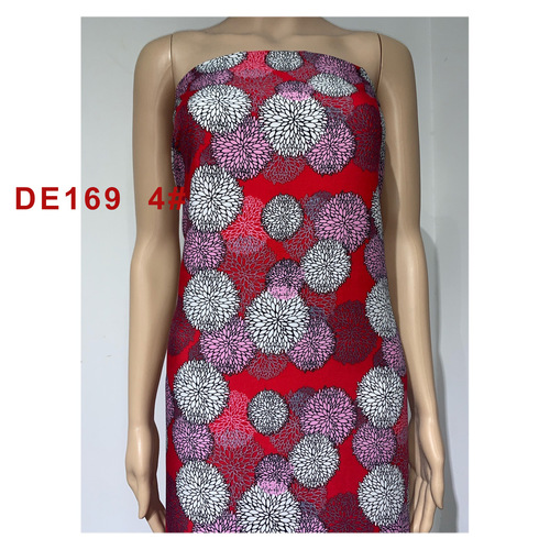 45S Cotton Active Print Fabric with Ballflower Pattern Women's Nightgown Cotton Satin Fabric Available in Large Quantity Supply