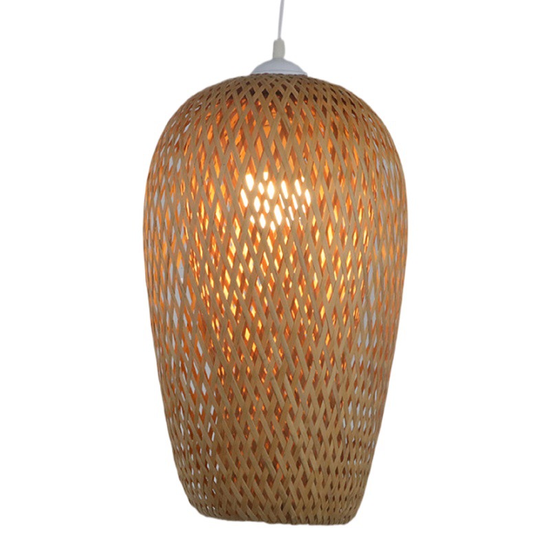 De estilo japonés linterna de bambú de estilo chino cama retro y desayuno puesto de té olla caliente restaurante Inn Bambú de bambú araña de