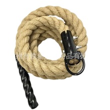 健身房攀爬绳麻绳 战绳户外臂力训练爬绳甩绳引体向上提拉粗绳