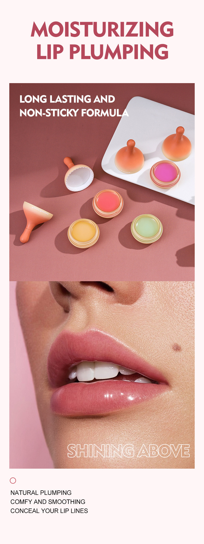 Transparent Lip Plumping Oil Moisturising Care For Soft Lips_voghion.com