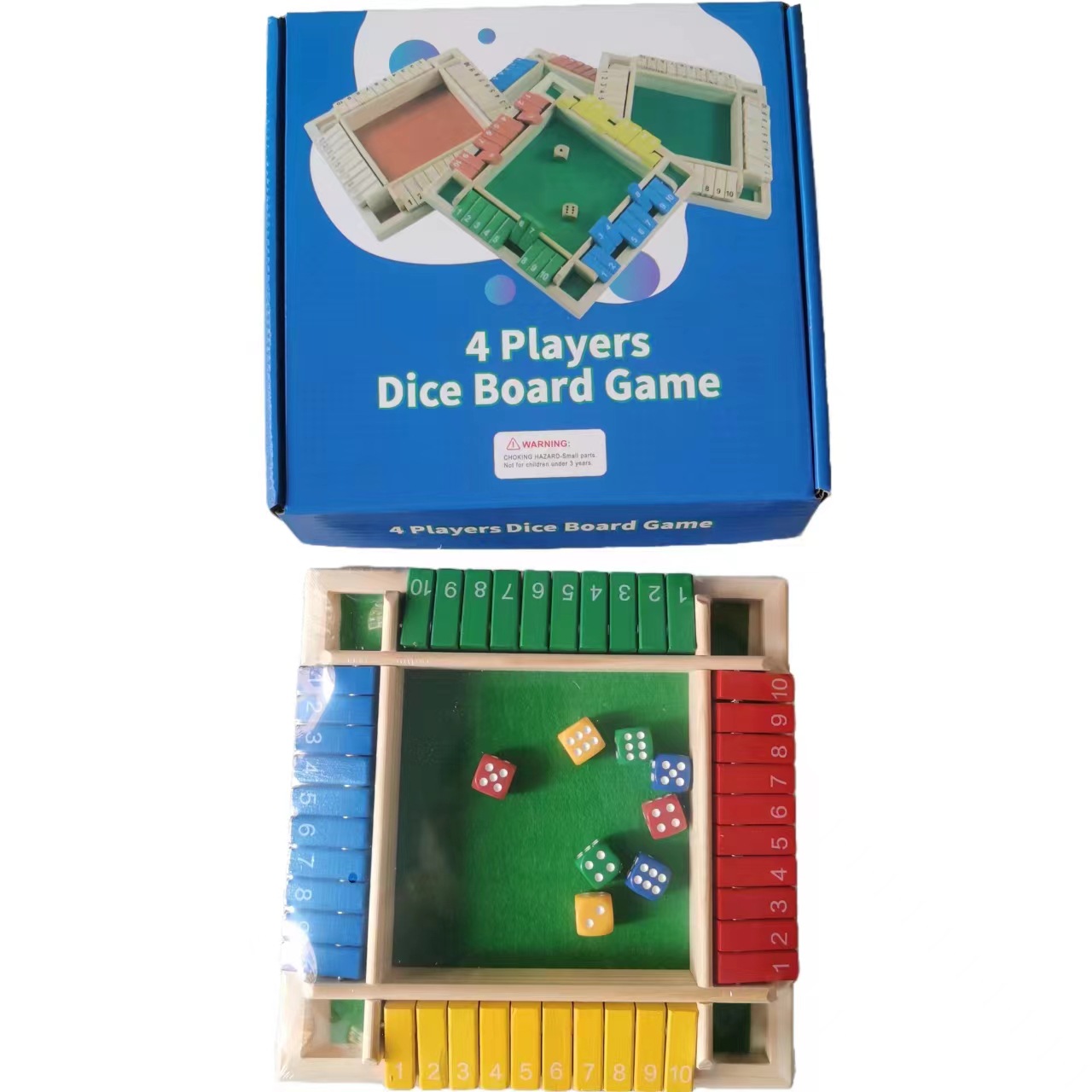 Cecpc Party Interactive Puzzle Wine Ling Toy Board Game Card Cuatro lados Digital Flip Accesorios para juegos de bebida