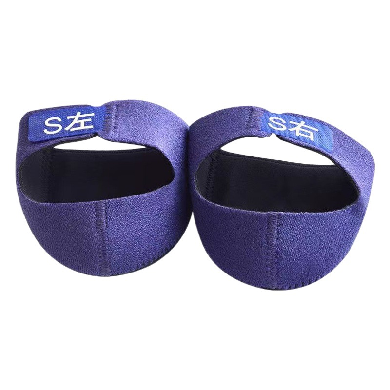 Protector de talón transfronterizo de Amazon con velcro, neopreno, silicona, gel y absorción de impactos.