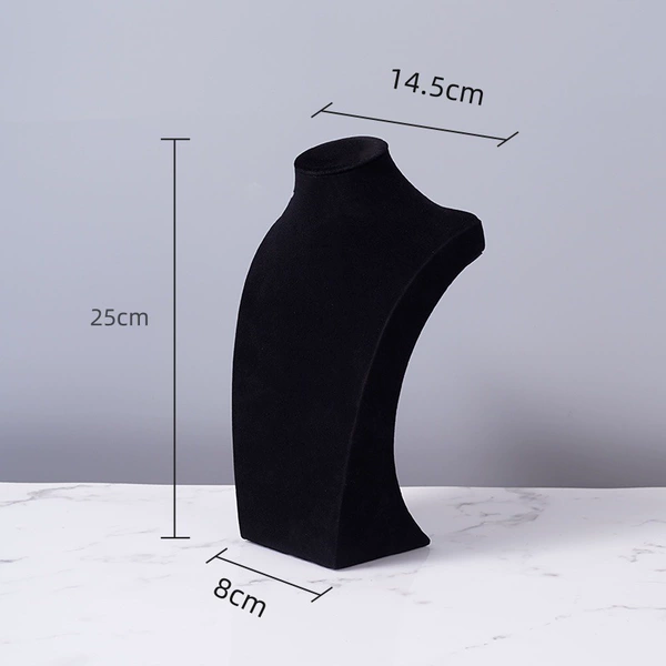 Black velvet H -type 25cm high
