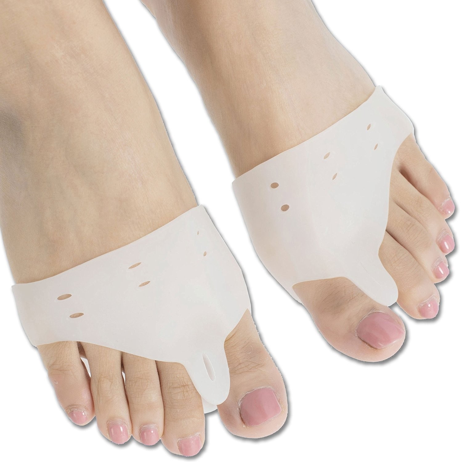 Vorfuß Sumifun Silikonkissen zur Korrektur von Hallux Valgus, Zehenspreizer 53g Z24601_voghion.com
