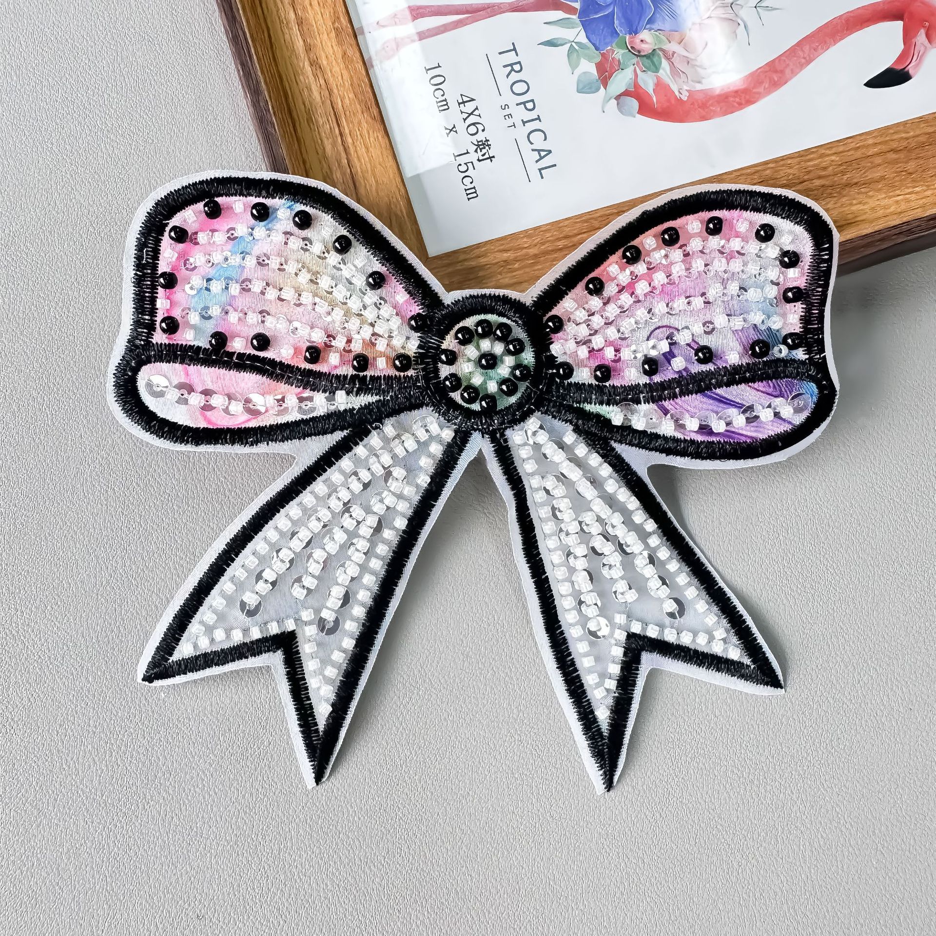 Nuevo color fantasma ogan tridimensional sequela arco dibujos animados ropa infantil zapatos sombreros maleta tela calcomanías