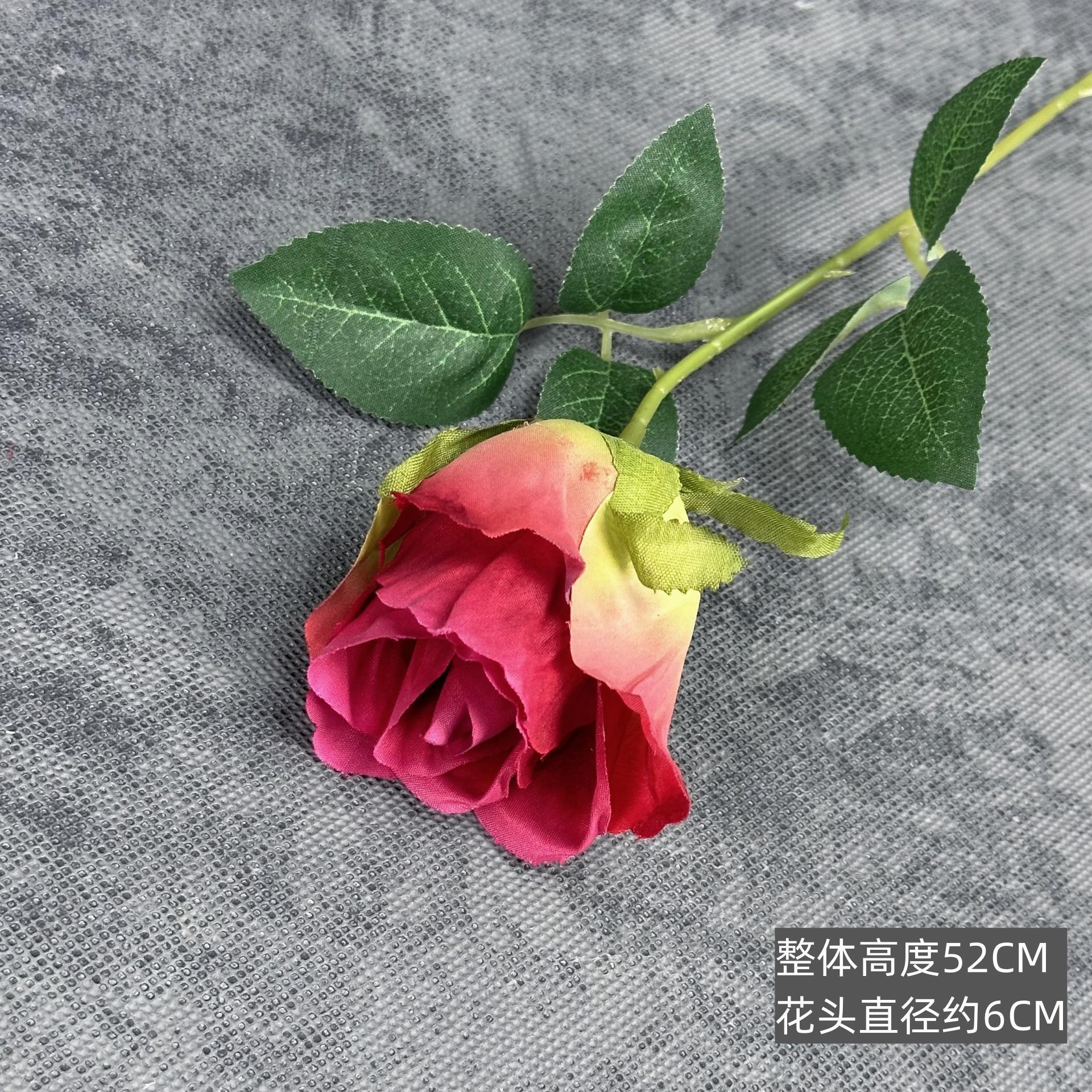 Flor de rosa simulada franela de una sola mano cascada de rosas flor simulada boda decoración del hogar decoración flor falsa al por mayor