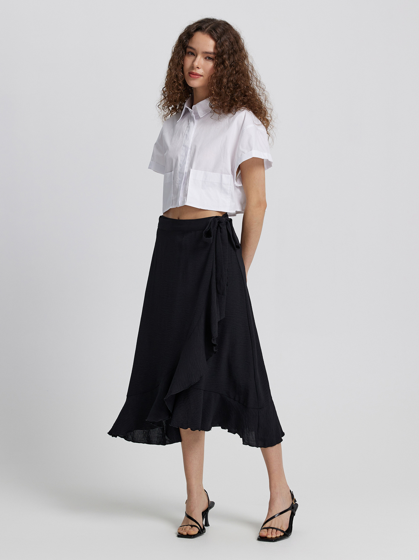 245g Weight Above Knee Dress Length Type Skirt Dresses Type Polyester Fabric Type Mid Waist Waist Line Inelastic Elasticity Holiday, Daily Occasion Slim Fit Type Solid Color Pattern Summer Season Women's Gender Printing Design Streetwear Style Summer Streetwear Solid Color Polyester Above Knee Skirts 14
