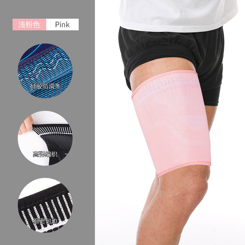 Suministro directo de fábrica de protección de muslos deportivos presurizados ligeros, leggings de punto de compresión, elástico de cuatro lados, absorción de sudor, baloncesto para correr al aire libre image 8