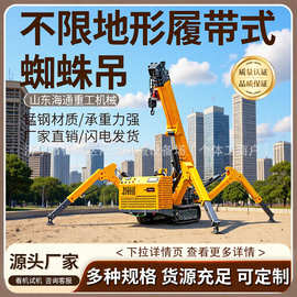 履带蜘蛛吊 伸缩起重机遥控折叠式12吨位大型遥控移动式蜘蛛吊车