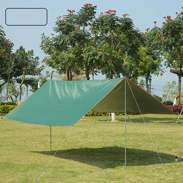 Outdoor camping supplies sunshade cloth rainproof sunscreen beach silver-coated canopy spot wholesale canopy