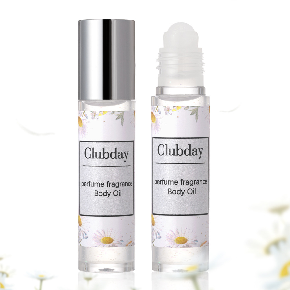 Clubday Body Fragrance Long-lasting Floral Roll-on Perfume Oil Natural Sparkling 3-bottle Wholesale Export Perfume Oil undefined