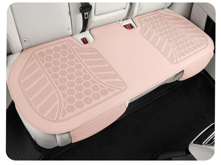 2025 New Purple Wind Chime Suede Car Seat Cushion Four-Season Multi-Piece Set of Three Small Pieces