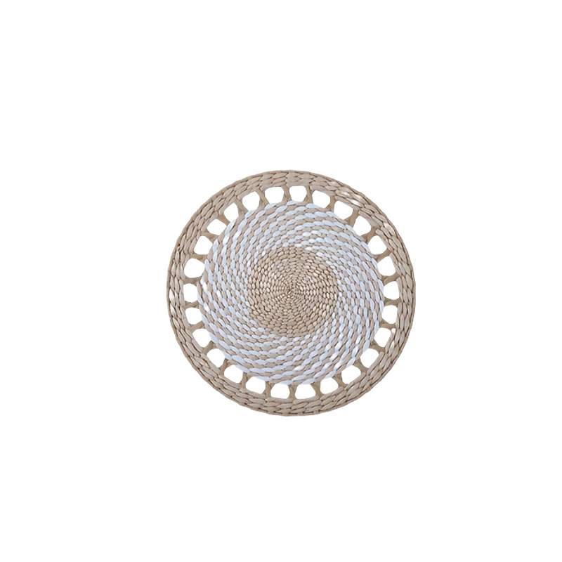 Tapices de Pared de Paja y Ratán para Casas de Huéspedes, Decoración de Pared para Sala de Estar y Dormitorio, Manteles Individuales, Posavasos, Decoraciones de Pared