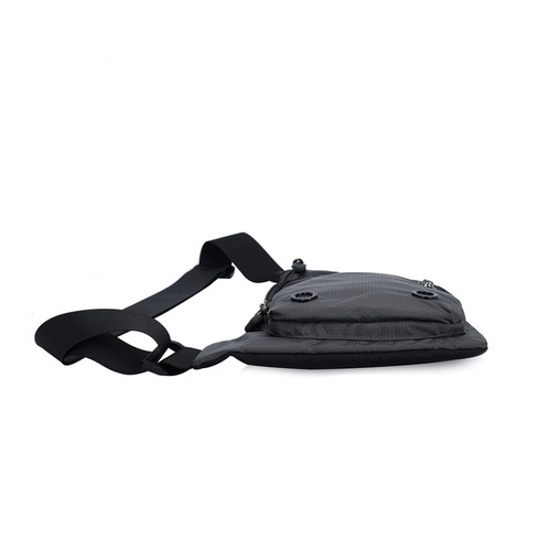 New Korean style shoulder crossbody bag, women's trendy chest bag, contrasting color waterproof, fashionable sports and leisure men's chest bag