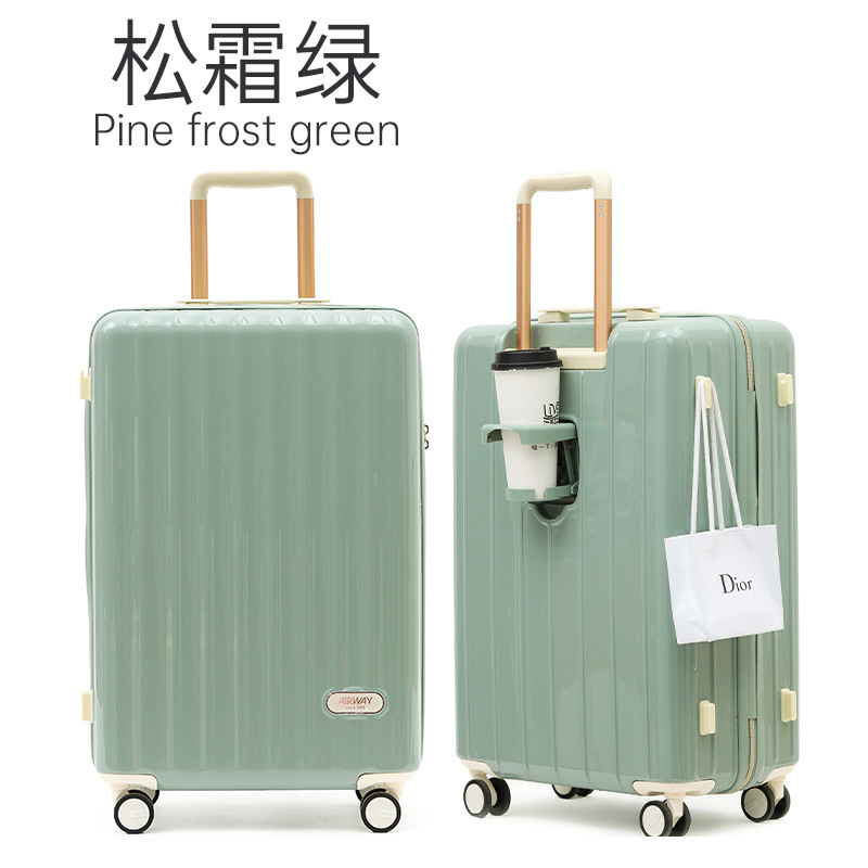 airway日系网红旅行箱轻音万向轮学生行李箱女超轻拉杆箱男登机箱|undefined