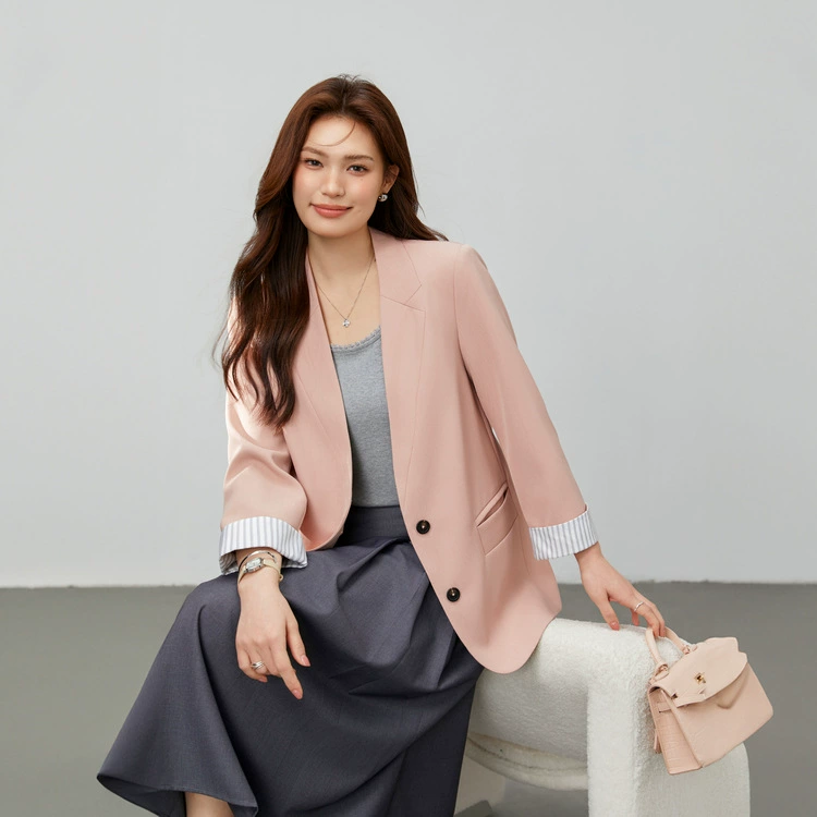 [Универсальный пиджак для похудения Advanced Perception] Элегантная женская одежда больших размеров для женщин больших размеров, летний новый стиль