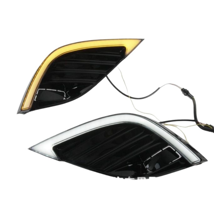 Aplicable a 18 nuevo Camry Luz de marcha diurna 19 LED Luz de marcha diurna modificado conjunto de luz antiniebla delantera luz antiniebla DRL
