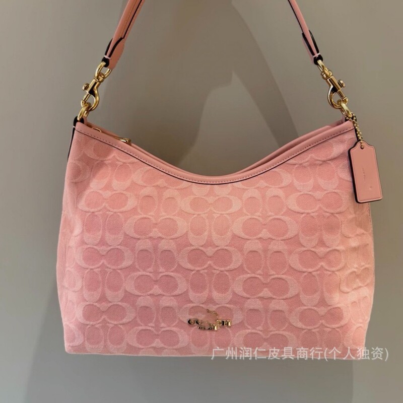 Koujia 2026 New Pink Laurela Hobo Bag Single Shoulder Underarm Large Capacity Handbag Crossbody Bag for Women