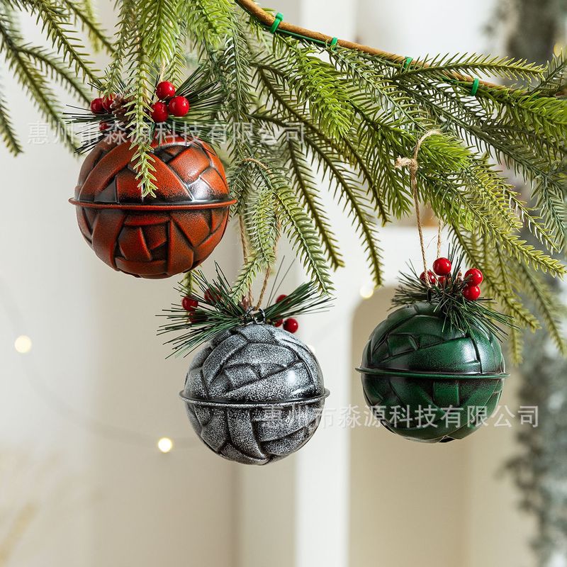 クロスボーダークリスマスカラフルなベルペンダントクリスマス装飾クリスマスツリー装飾シーンレイアウト装飾品雰囲気小道具|undefined