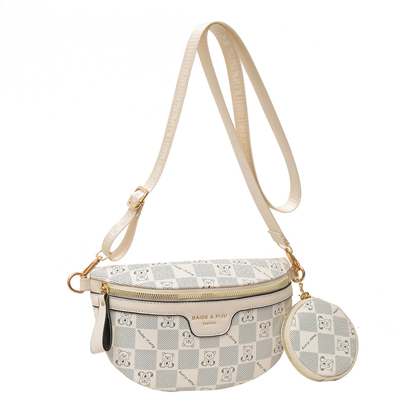 Bolso de moda moda para mujeres 2025, nueva moda, bolso de pecho de letras extranjeras, bolso de hombro casual, bolso pequeño.