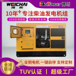 潍柴柴油发电机25KW-3000千瓦高性能发电机组停电备用电源厂家