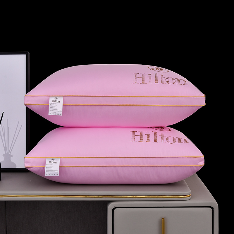 Direct Sales from Manufacturer: Hilton Pillow Core, Five-Star Hotel Neck Pillow, Wholesale Gift, Down Velvet Soft Pillow