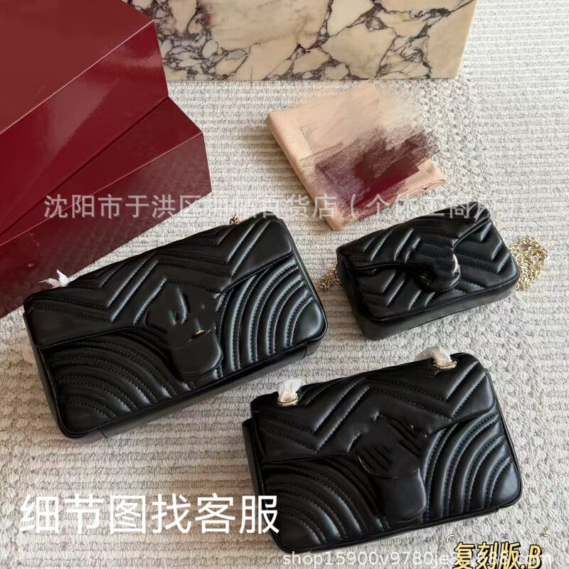 Original leather double G bag Marmont Mamun love bag mini Dionyor bag chain bag leather women's bag a generation of hair Original leather double G bag Marmont Mamun love bag mini Dionyor bag chain bag leather women's bag a generation of hair
