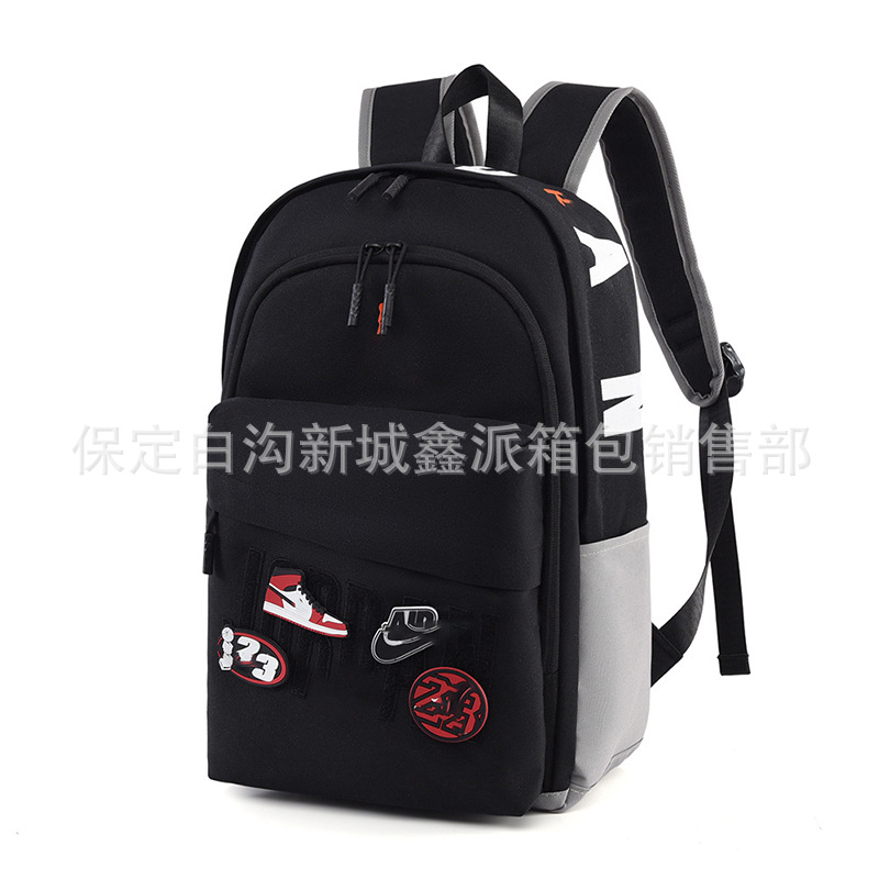 6816 Medium Velcro Black and Gray