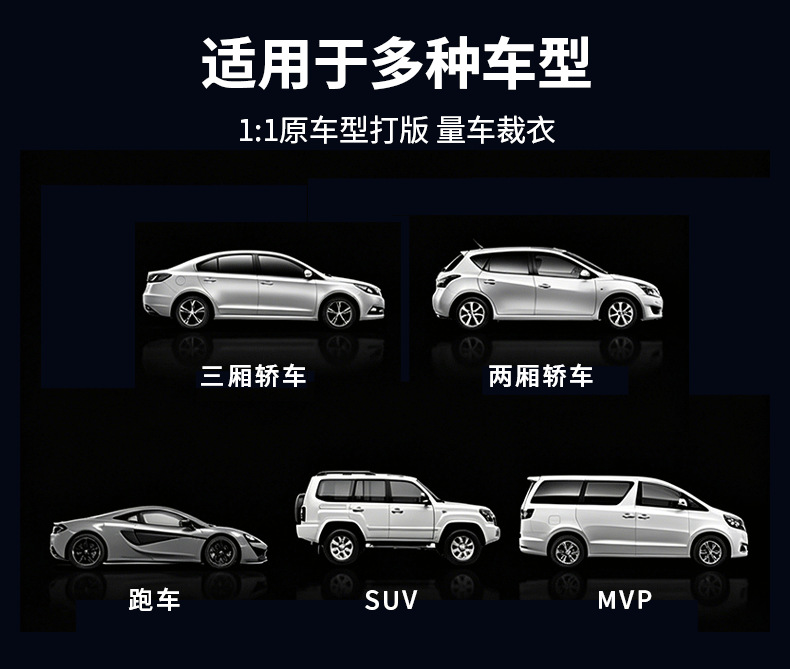 Oxford cloth car cover, sun-proof, rain-proof, heat-insulating, dust-proof, all-season full cover, thickened, hail-resistant, fully enclosed, specialized car cover
