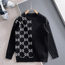 【专柜同款】毛衣男秋冬2025新款圆领毛绒衣保暖针织衫大牌旗舰店