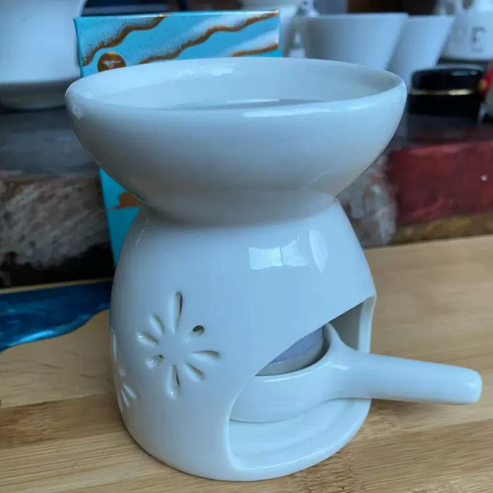 小号陶瓷香薰炉室内蜡烛香薰灯复古家用香熏炉卧室防干烧精油灯