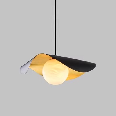 Diámetro negro 60CM + campana de vidrio blanco leche