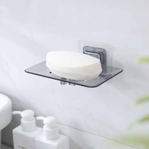 Bathroom wall-mounted crystal soap dish soap rack drain soap dish bathroom punch-free wall-mounted soap dish wholesale
