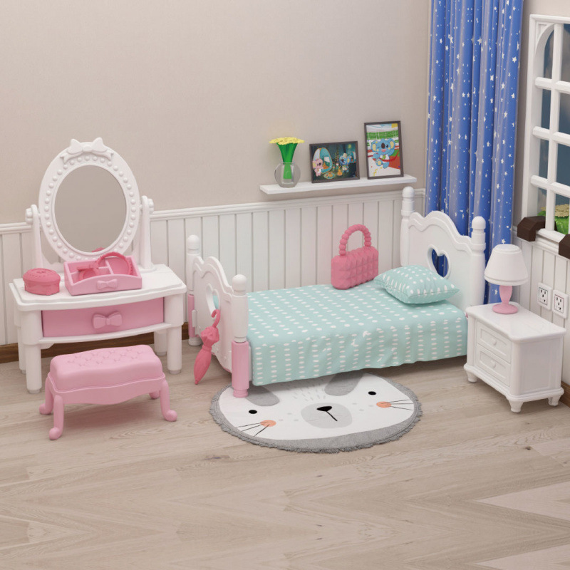 ままごとおもちゃシミュレーションミニおもちゃ小さな部屋子供用ドールハウスミニチュアアクセサリー女の子のための完全なセット|undefined