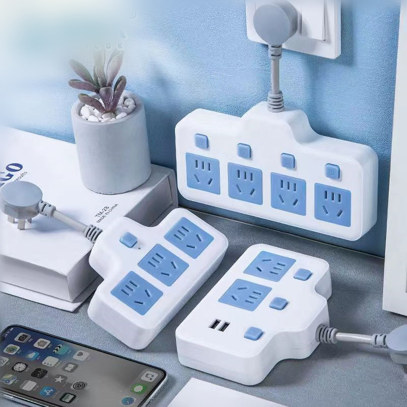 Shendao 9241 Pure Copper Short Line Switch Socket Multifunctional Independent Switch Home Office One Turn Porous Plug