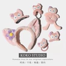 玲娜贝尔发箍游乐园同款头箍洗脸发卡发带毛绒发绳头饰可爱发夹女