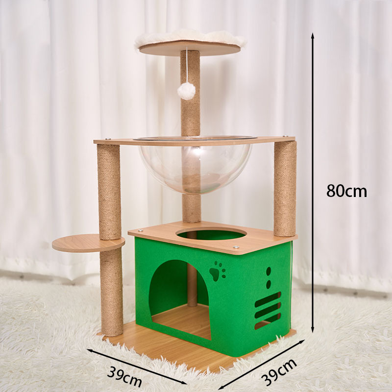 Productos para mascotas para gatos, perno para gatos, árboles para gatos, columnas para gatos, varios gatos en una cápsula espacial doméstica, juguetes para gatos