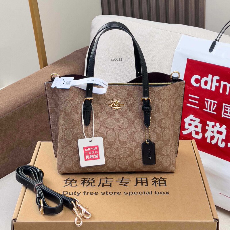 Koujia Tote Bag Lv Women's Bag Genuine Leather New City33 Shopping Bag Large Capacity Vegetable Basket Portable Shoulder Bag