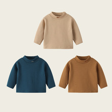 2024年春季新款宝宝打底衫婴幼儿贴身内搭儿童北欧风纯棉长袖T恤