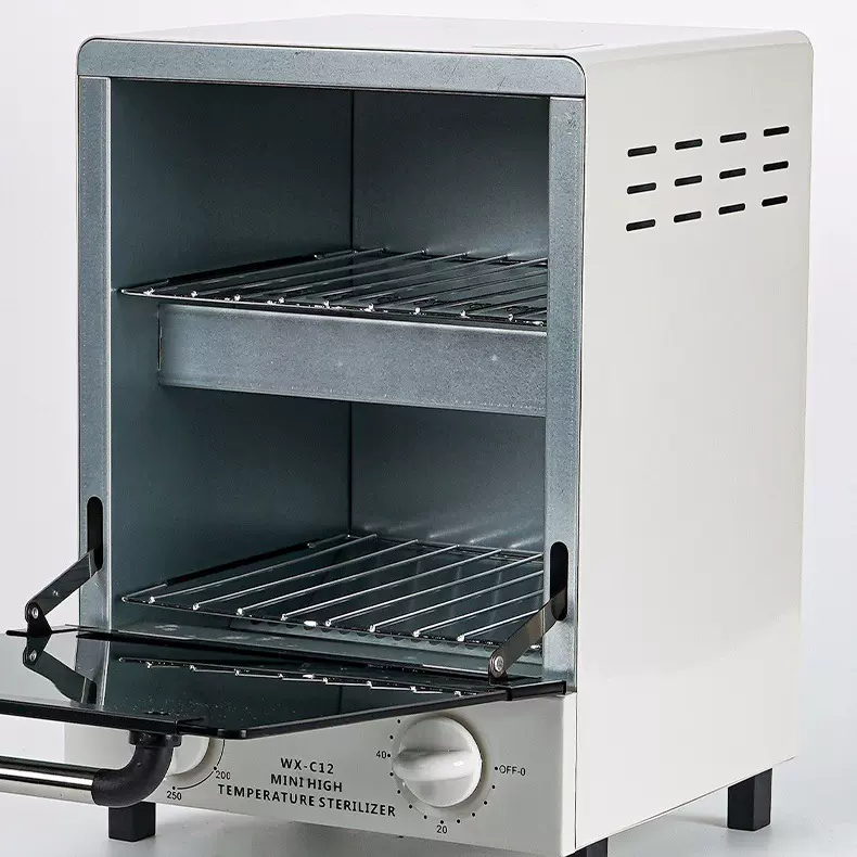 跨境高温消毒柜红外线美甲消毒箱小型消毒工具不锈钢定时消毒柜