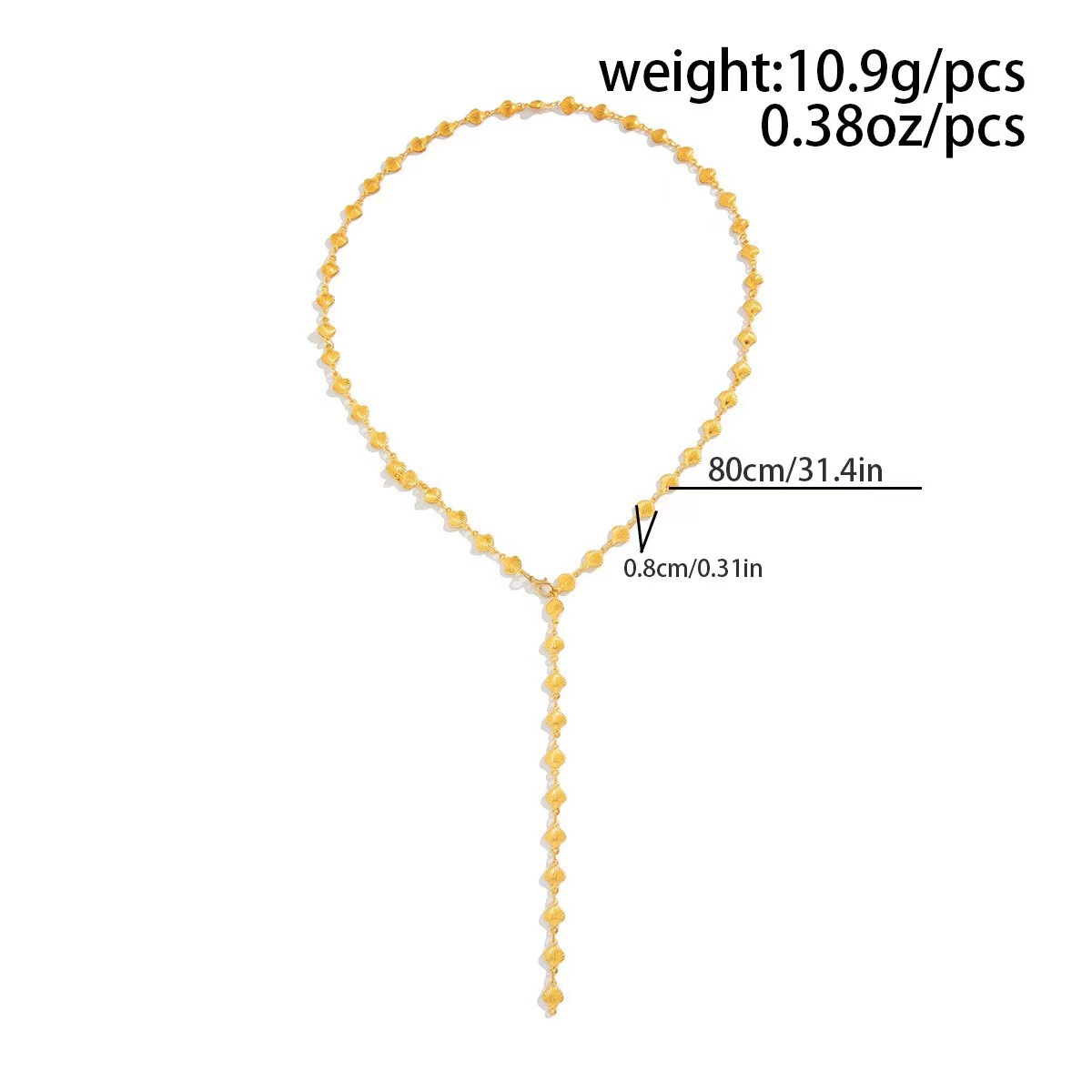 Elegant Vacation Modern Style Flower Alloy Handmade Chain Lobster Trigger Clasp Closure Y-necklaces Wholesale display picture 10