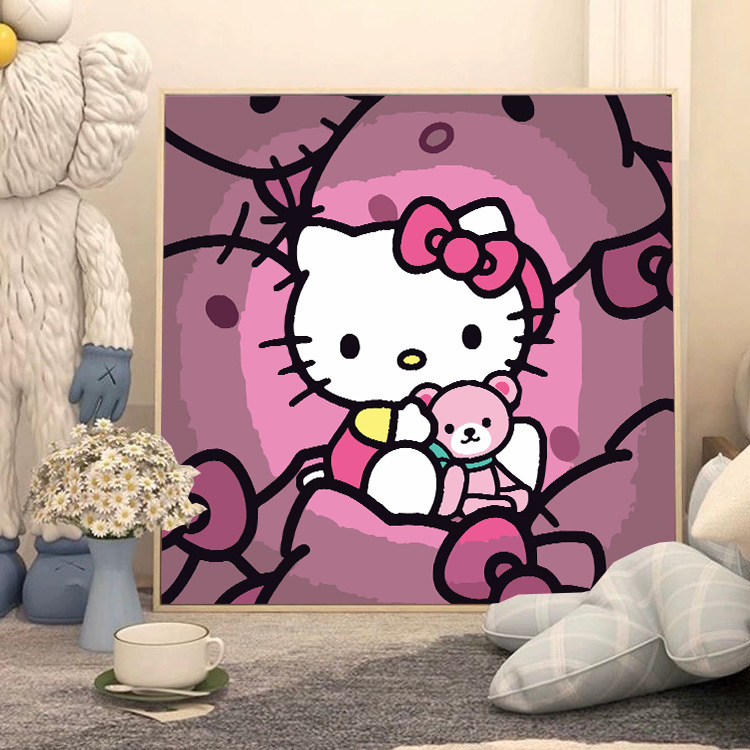 蝶デジタル油絵 diy 着色油絵子供の手描き蝶装飾絵画装飾品メーカー卸売|undefined