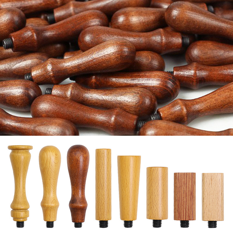 Yaqi sello de laca de fuego mango de madera de haya sellado de estilo europeo herramienta de cera de sellado de laca de fuego mango de sello de cera barato de alta calidad