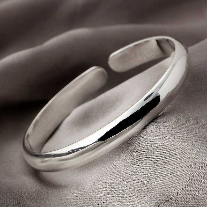 Manufacturer Wholesale Exquisite Gifts Korean Style Simple Silver-Plated Fashion Bracelet Brass Thick Silver-Plated Imperial Concubine Silver Bracelet Bracelet Manufacturer Wholesale Exquisite Gifts Korean Style Simple Silver-Plated Fashion Bracelet Brass Thick Silver-Plated Imperial Concubine Silver Bracelet Bracelet